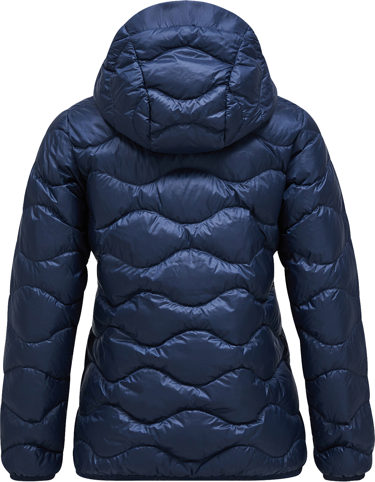 Helium Down Hood Jacket Dame Blue Shadow