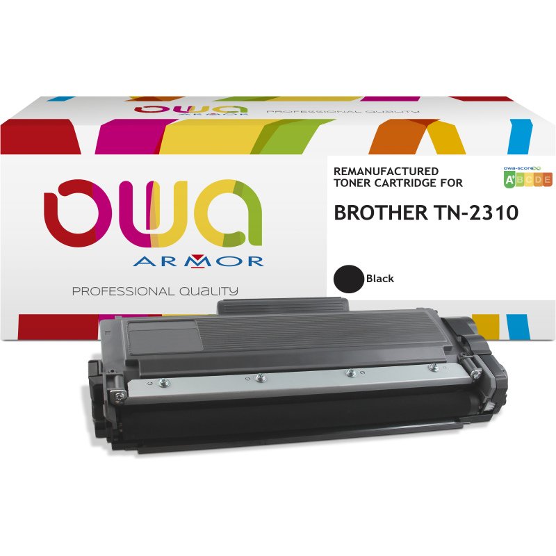 Toner remanufacturé OWA - standard - Noir - pour BROTHER TN-2310