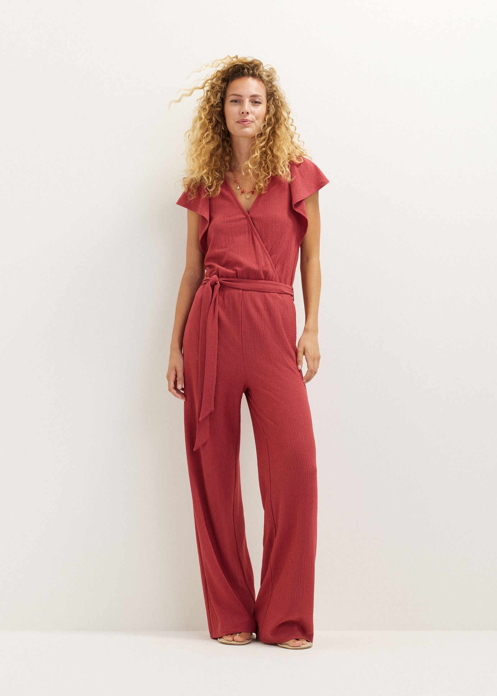 Jumpsuit met ruffles