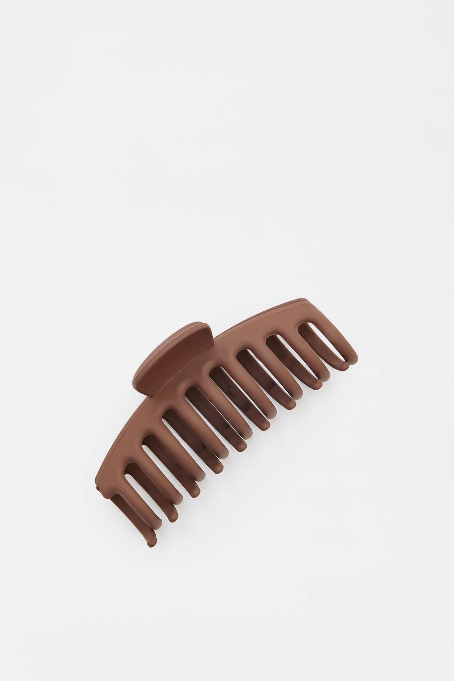 Presilha de cabelo fosca - Chocolate