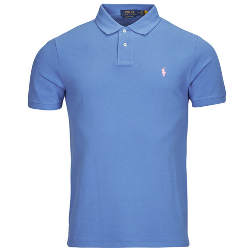 Polo Ralph Lauren - POLO COUPE DROITE EN COTON BASIC MESH Azul / Celeste / New / Azul
