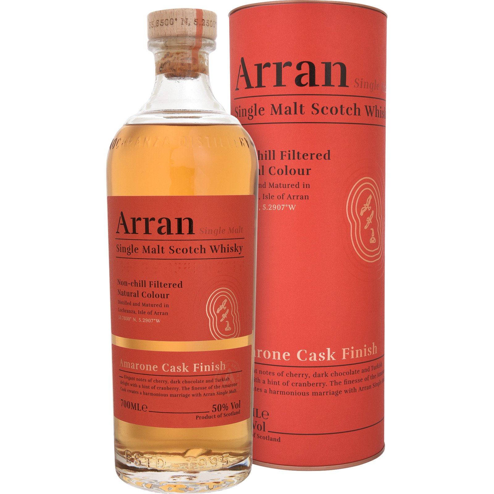 Arran Amarone Cask Finisch Single Malt Whisky 70 cl