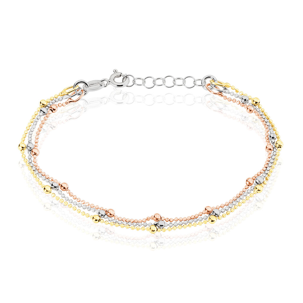 Bracelet Daralea Argent Tricolore