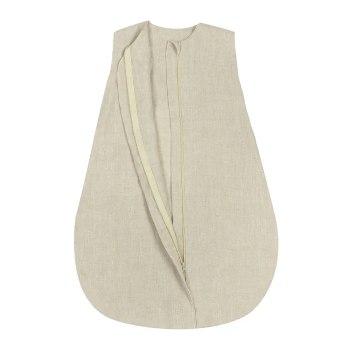 Nobodinoz - L1N0 Baby Schlafsack, 6-18 Monate, greige (mittelwarm)