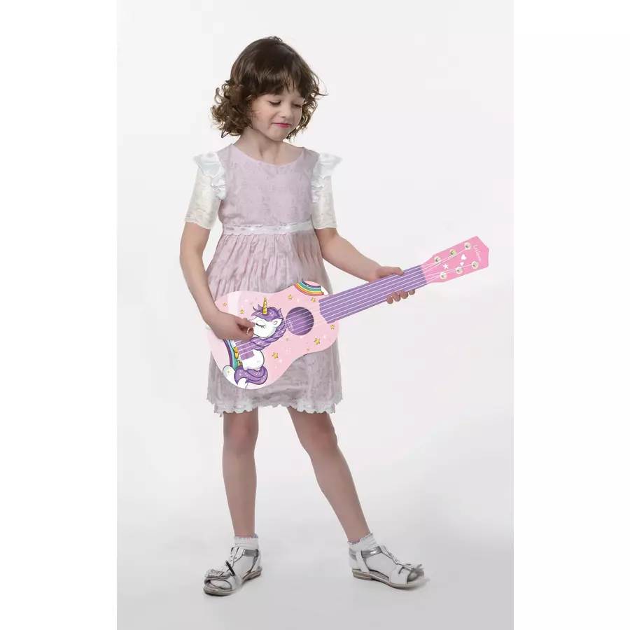 LEXIBOOK Einhorn - Meine erste Gitarre 53 cm