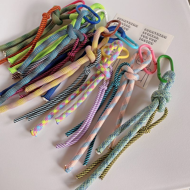 hemewlom - Sleutelhanger met riemknoop en tashanger