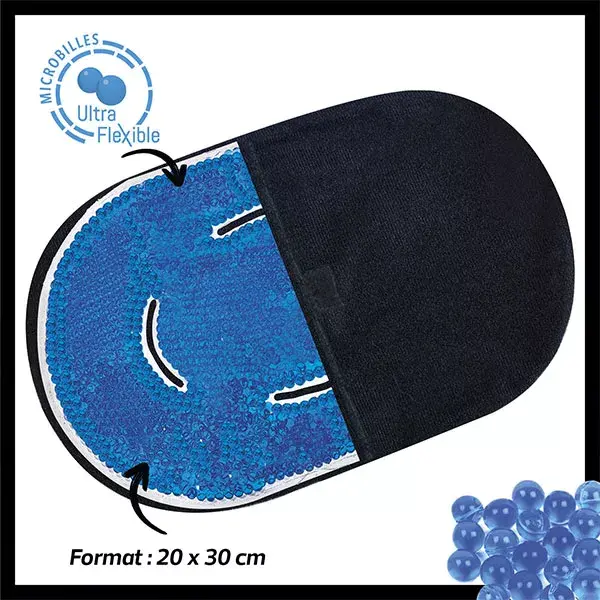 Almofada térmica de termoterapia Actipoche com microesferas para costas e abdômen, 1 unidade