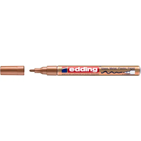 edding 751 Glanzlackmarker 1-2mm, kupfer