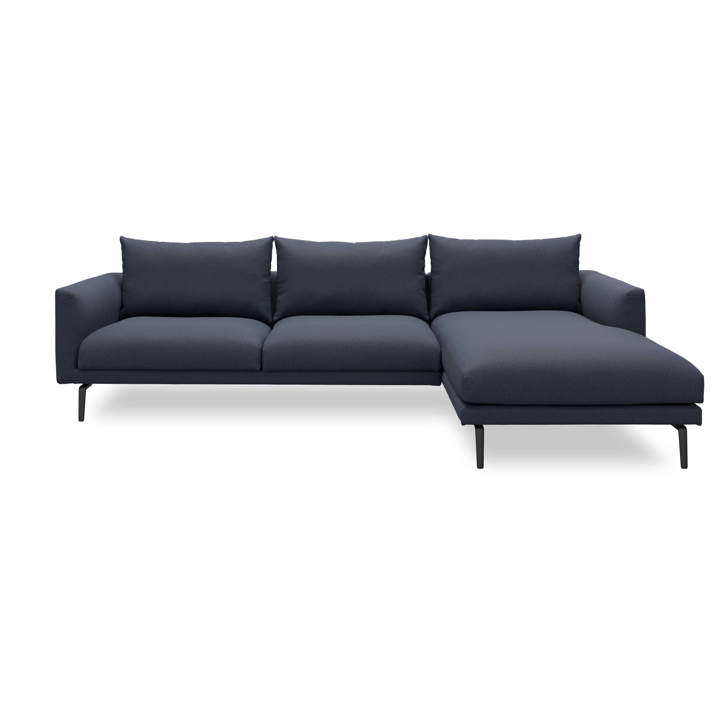 Hallsberg højrevendt sofa med chaiselong