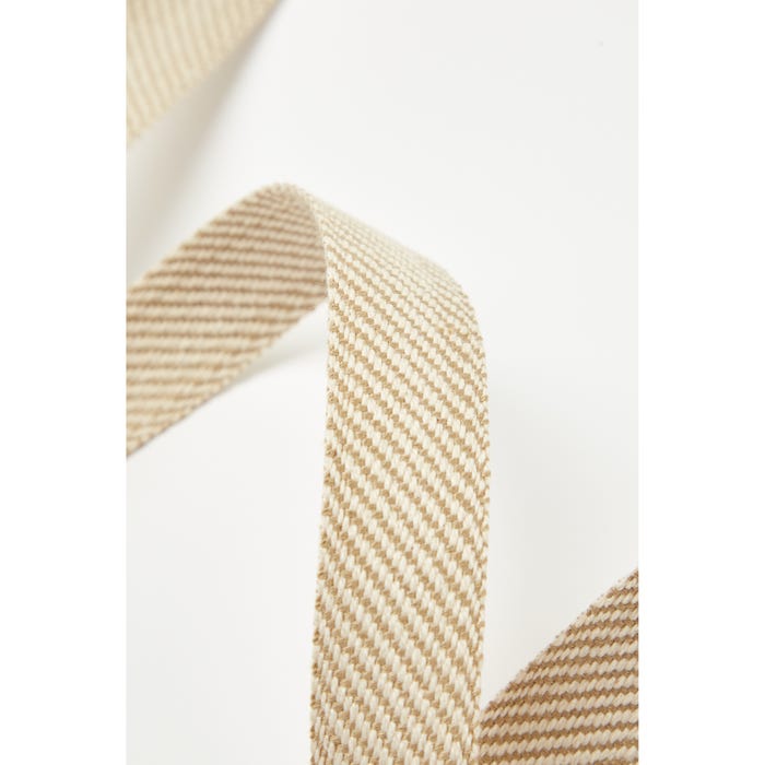 Atelier Veritas-Lint streep bicolour 25mm - per meter