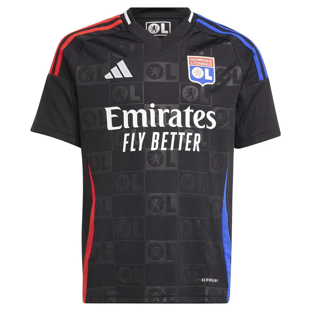 adidas Olympique Lyon 24/25 Weg Junior-Kurzarm-T-Shirt