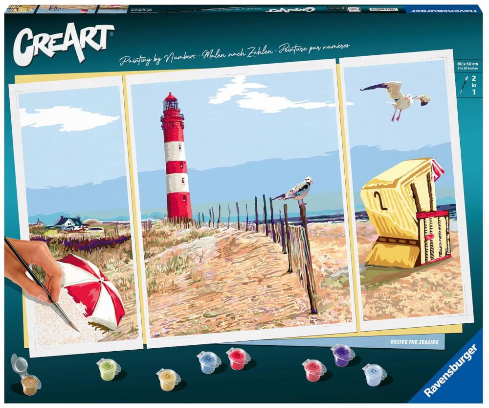 Ravensburger Malen nach Zahlen 20277 – Beside the Seaside – ab 14 Jahren