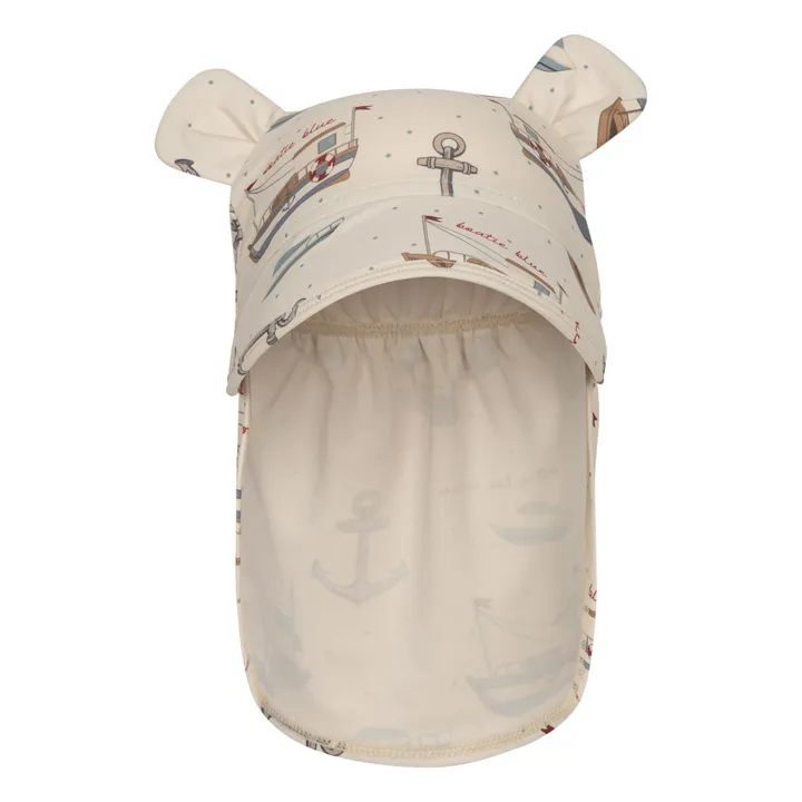 Konges Sløjd Casquette Anti-UV Aster Fibres Recyclées | Ecru