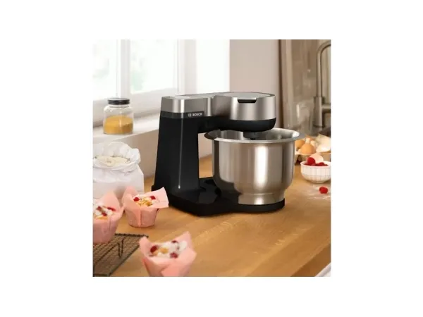 Bosch MUM Serie 2 MUMS2VM00 - Køkkenmaskine - 900 W - sort/ sølv