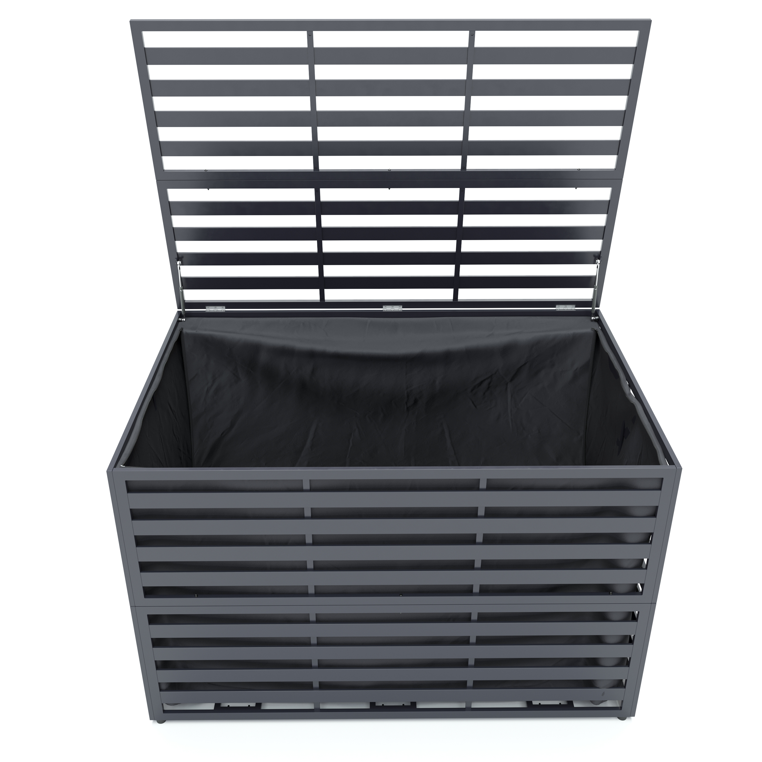 Kissenbox DALLAS Alu 150 x 100 x 100 cm anthrazit
