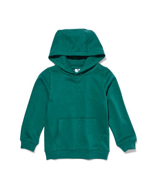 sweat à capuche vert