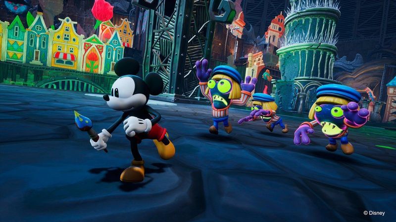 Epic Mickey - Rebrushed - Xbox One Game - 3D-Platformgame - Verf en Thinner