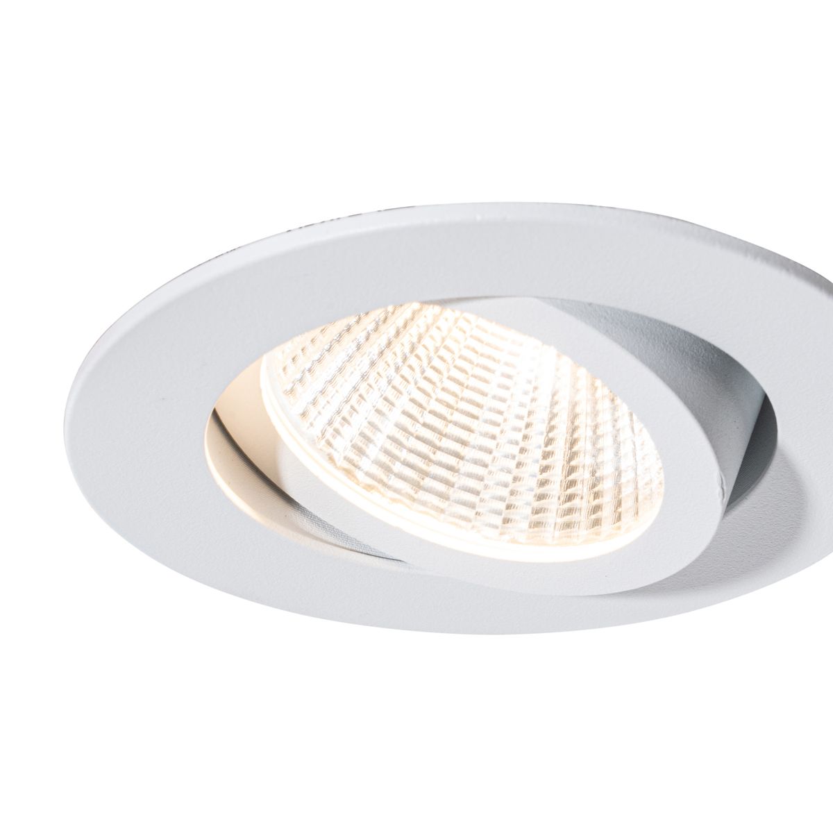 Set van 6 inbouwspots wit 6,8cm incl. LED 750 lm dimbaar IP23 - Gaius