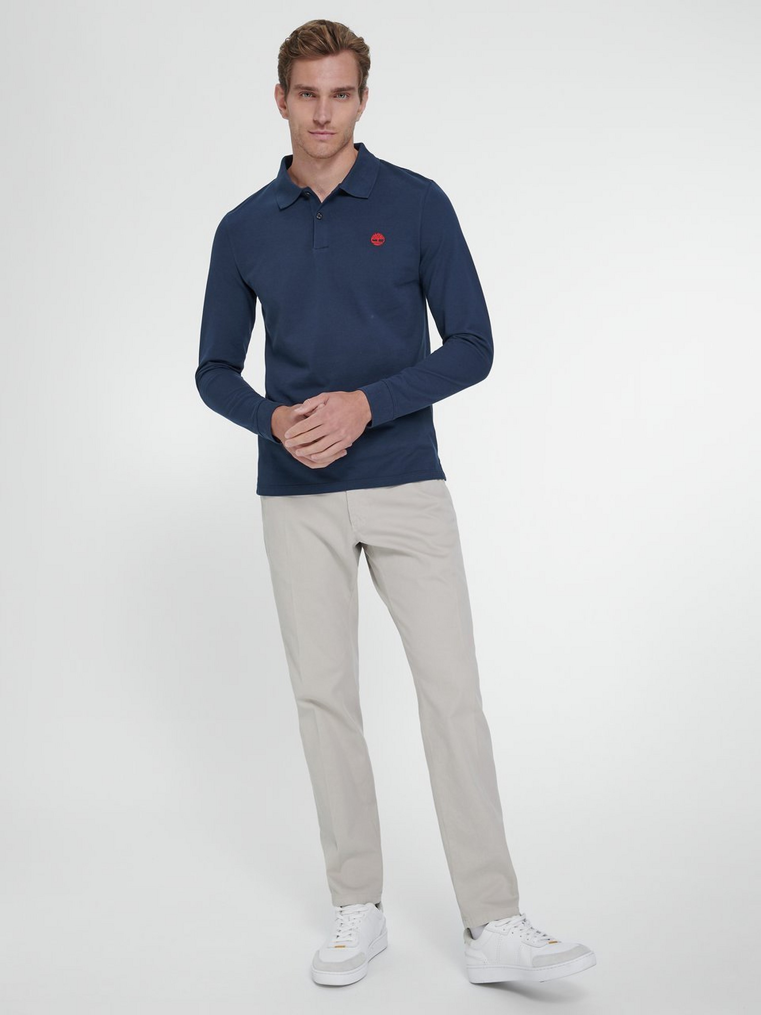Polo-Shirt „LS Pique Polo Slim“