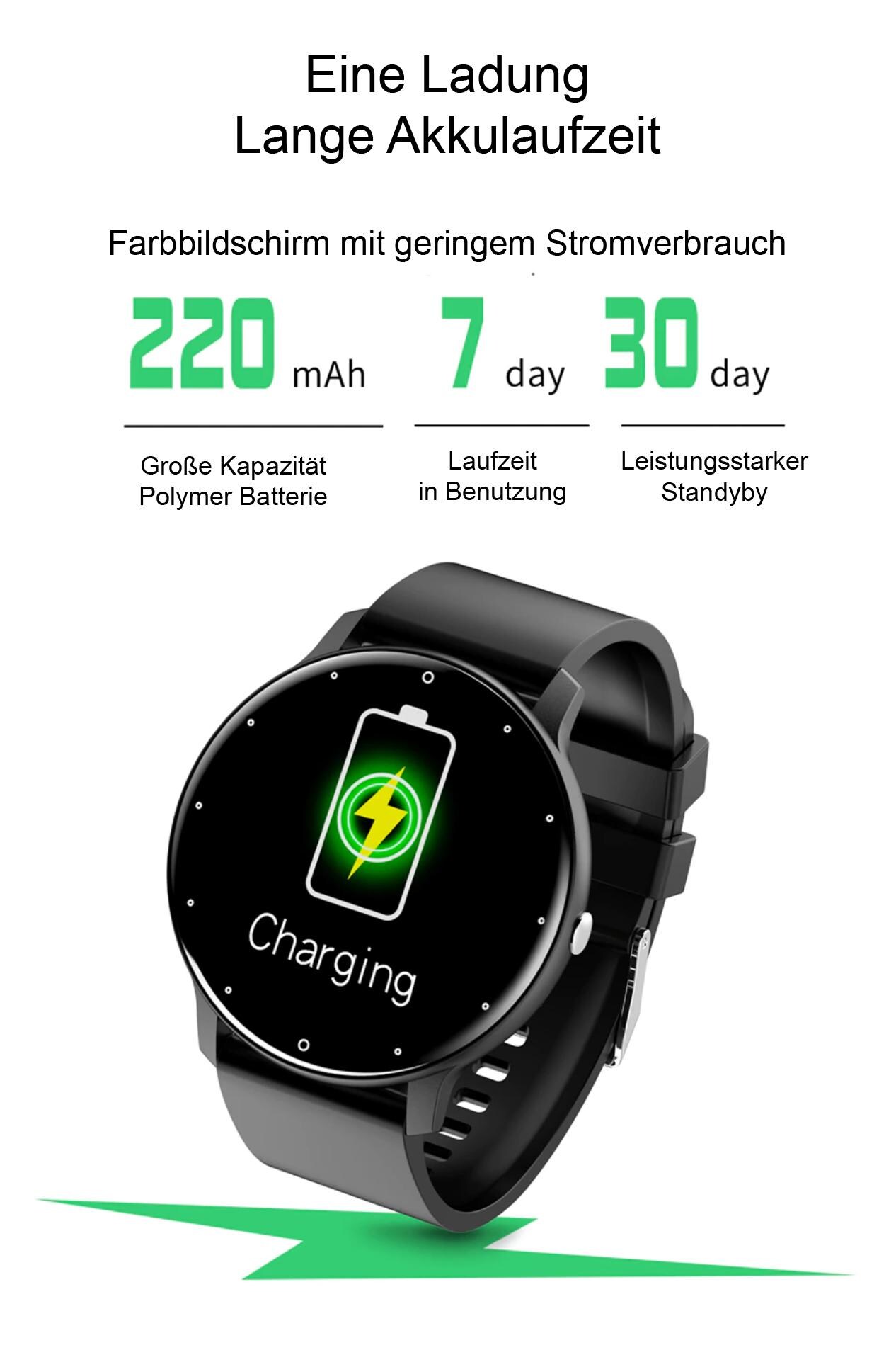 TPFNet Smart Watch / Fitness Tracker IP67 - Android & IOS - Rosa