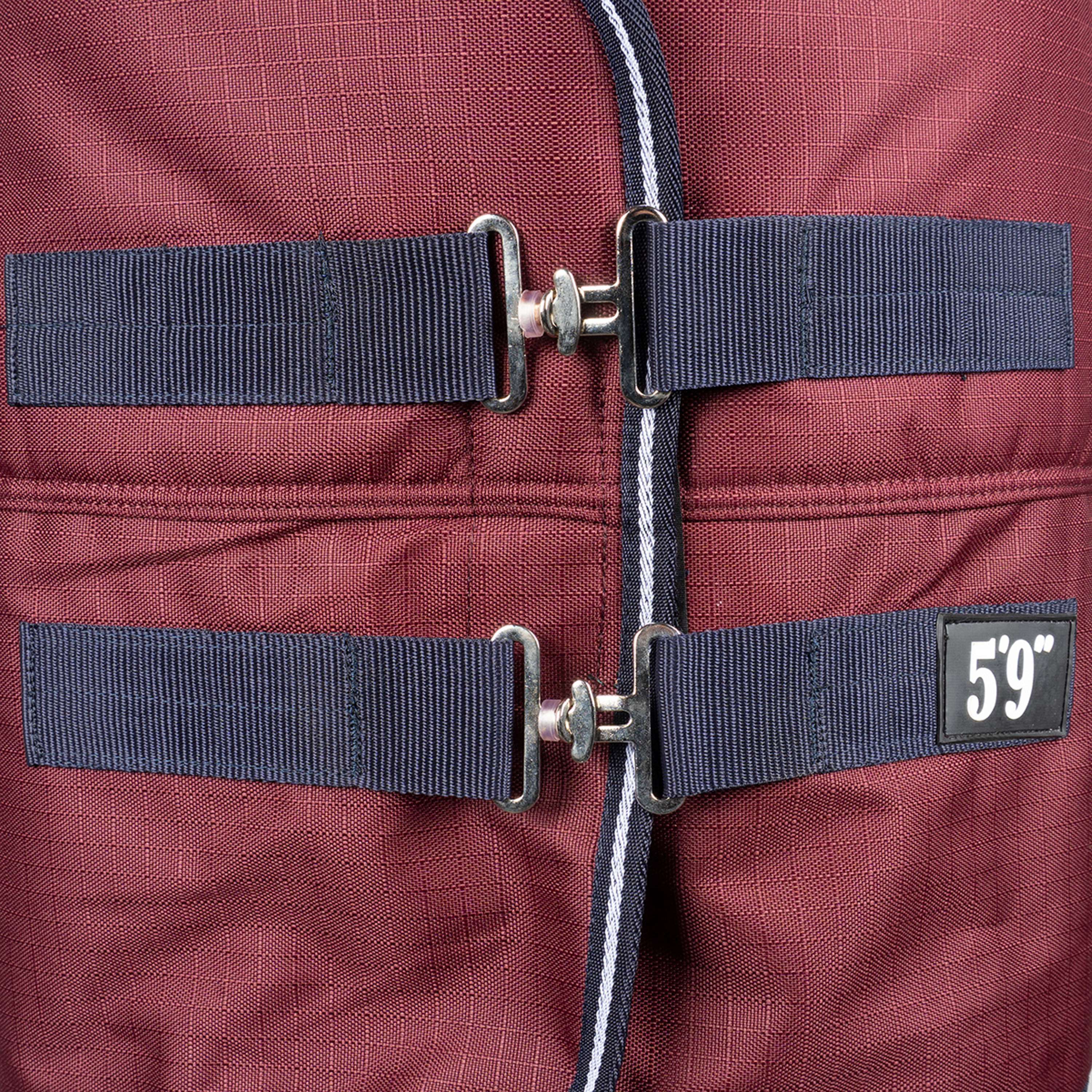 EQUITHÈME Outdoordeken Tyrex 1200D 300g Standard Burgundy