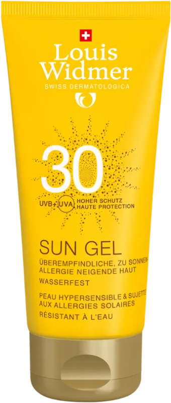 Louis Widmer Sun Gel SPF30 Geparfumeerd 100ml