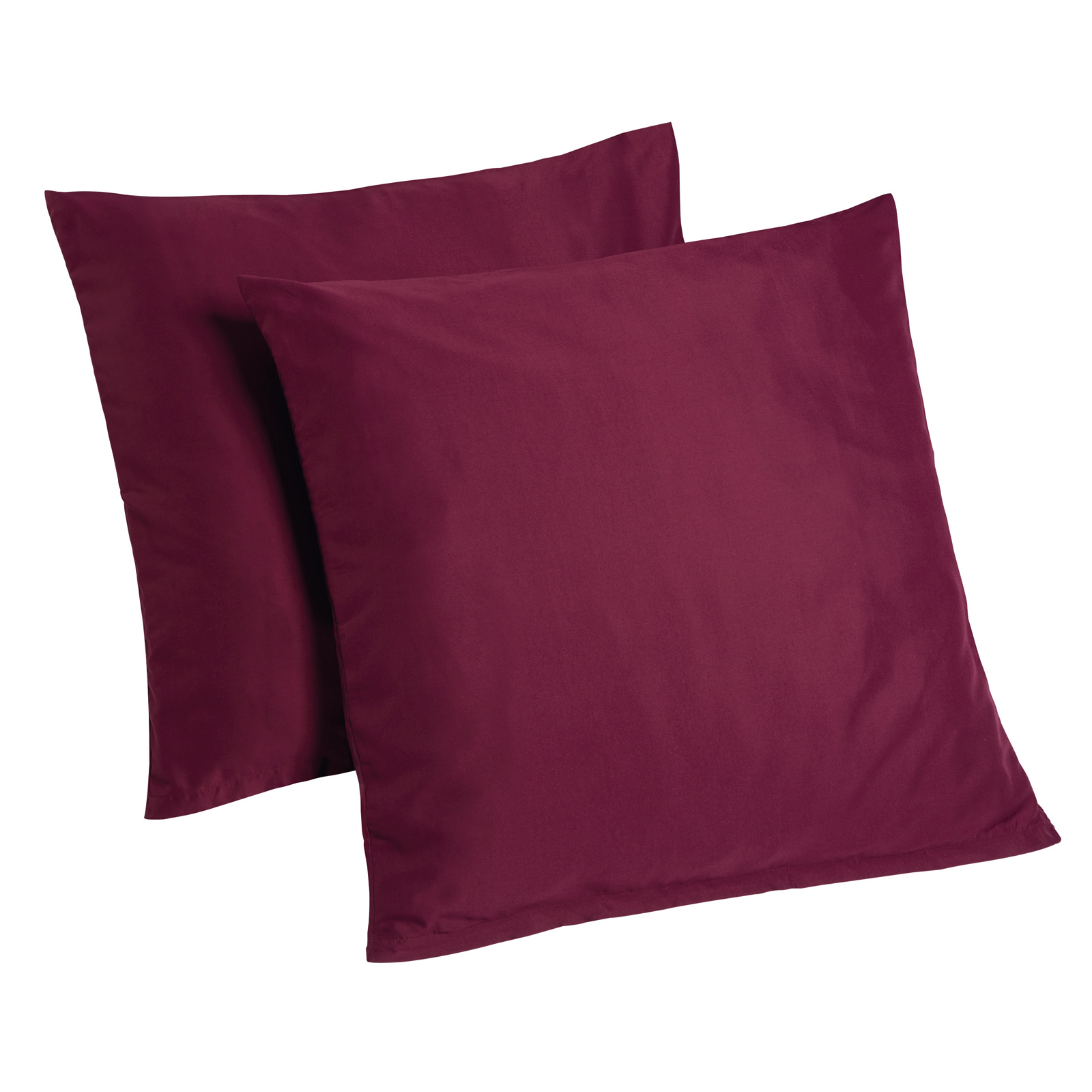 2er-Pack Kissenbezug - beere - 80x80 cm