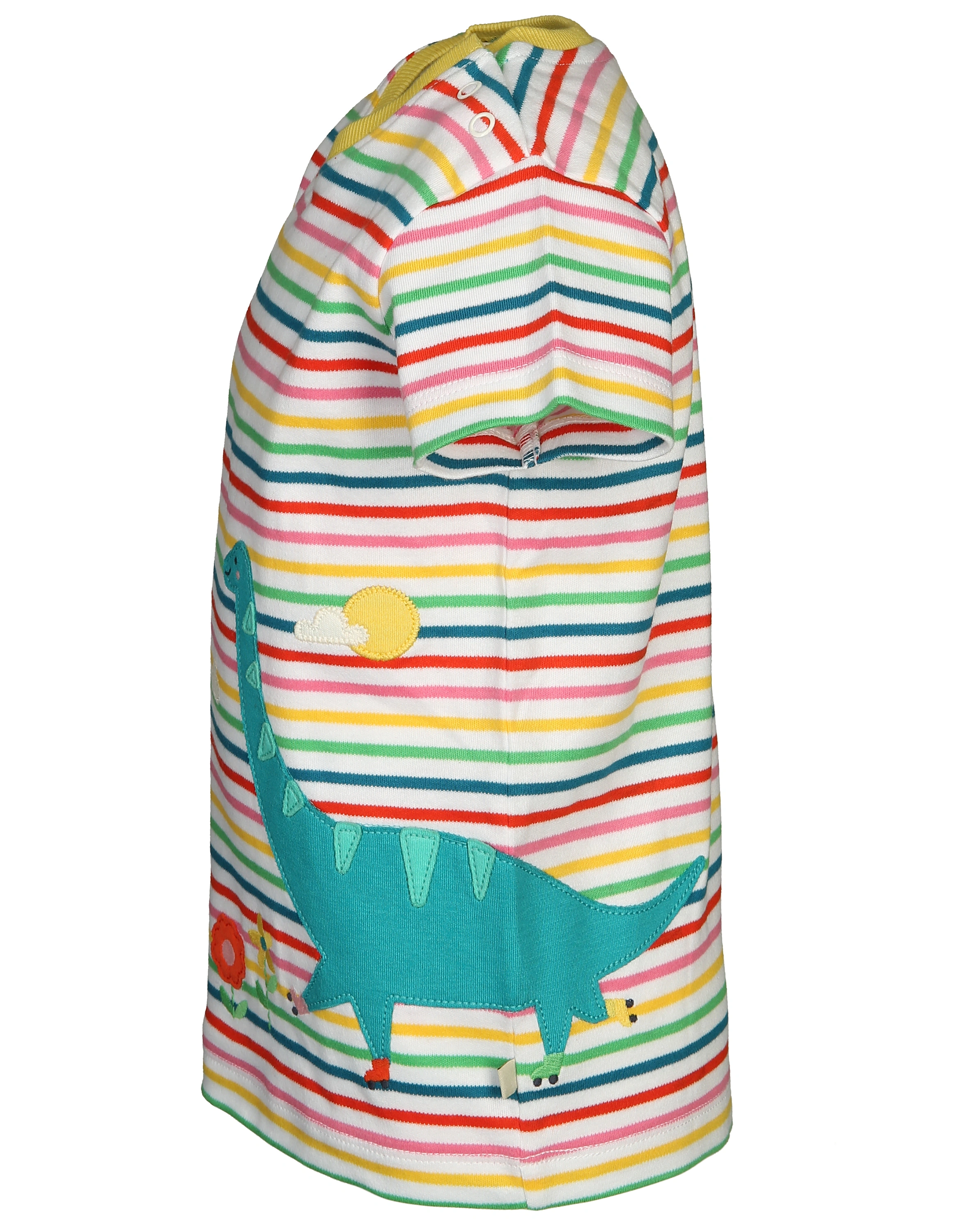 T-Shirt ISLA - DINO gestreift in bunt
