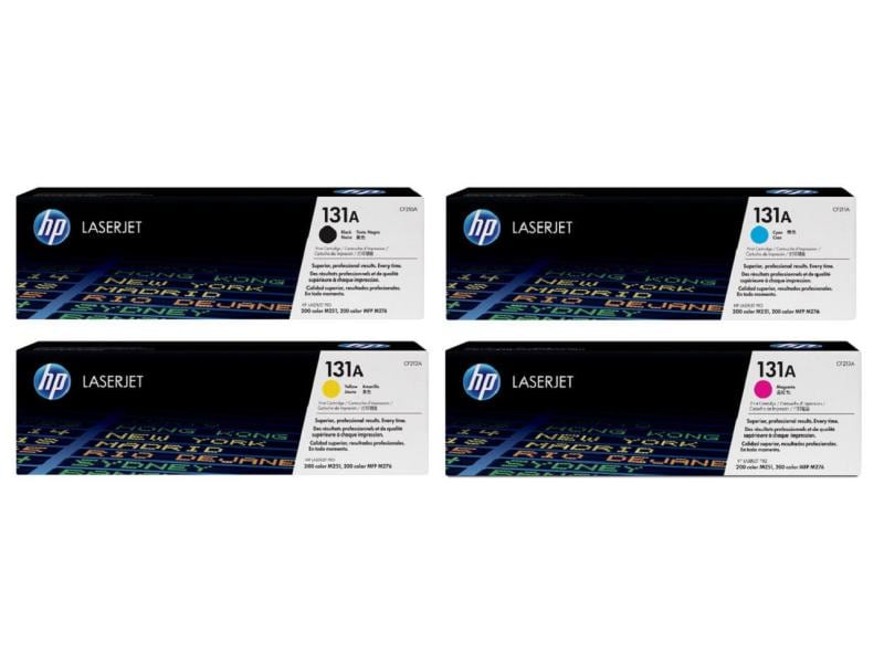 HP Rainbow Kit Nr. 131A (CF210A-CF213A) BL/C/M/Y Tonerkartusche
