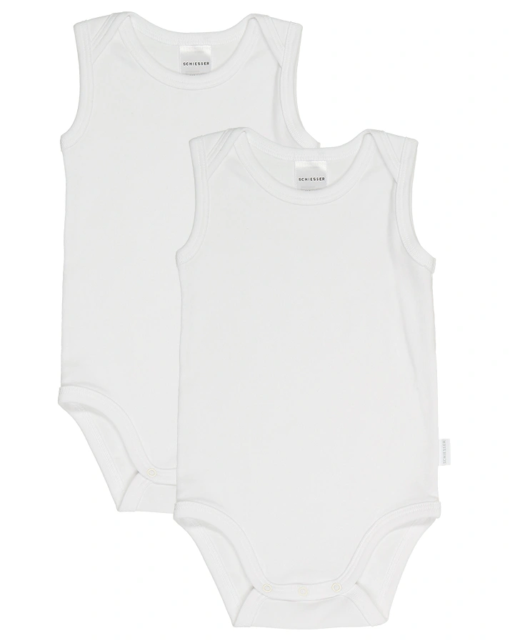 Body ORIGINAL CLASSICS 2er Pack ärmellos in weiß