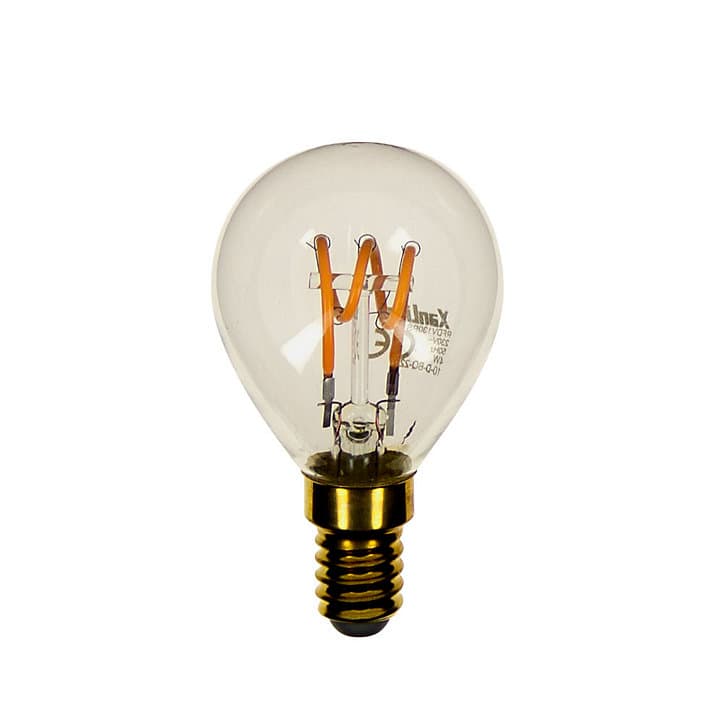 Ampoule LED spirale E14 180lm 18W IP20 Ø4,8 cm blanc chaud Xanlite