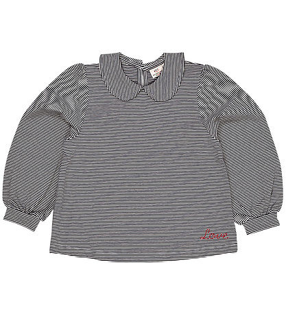 Copenhagen Colors Bluse - Navy/Cream Stripe