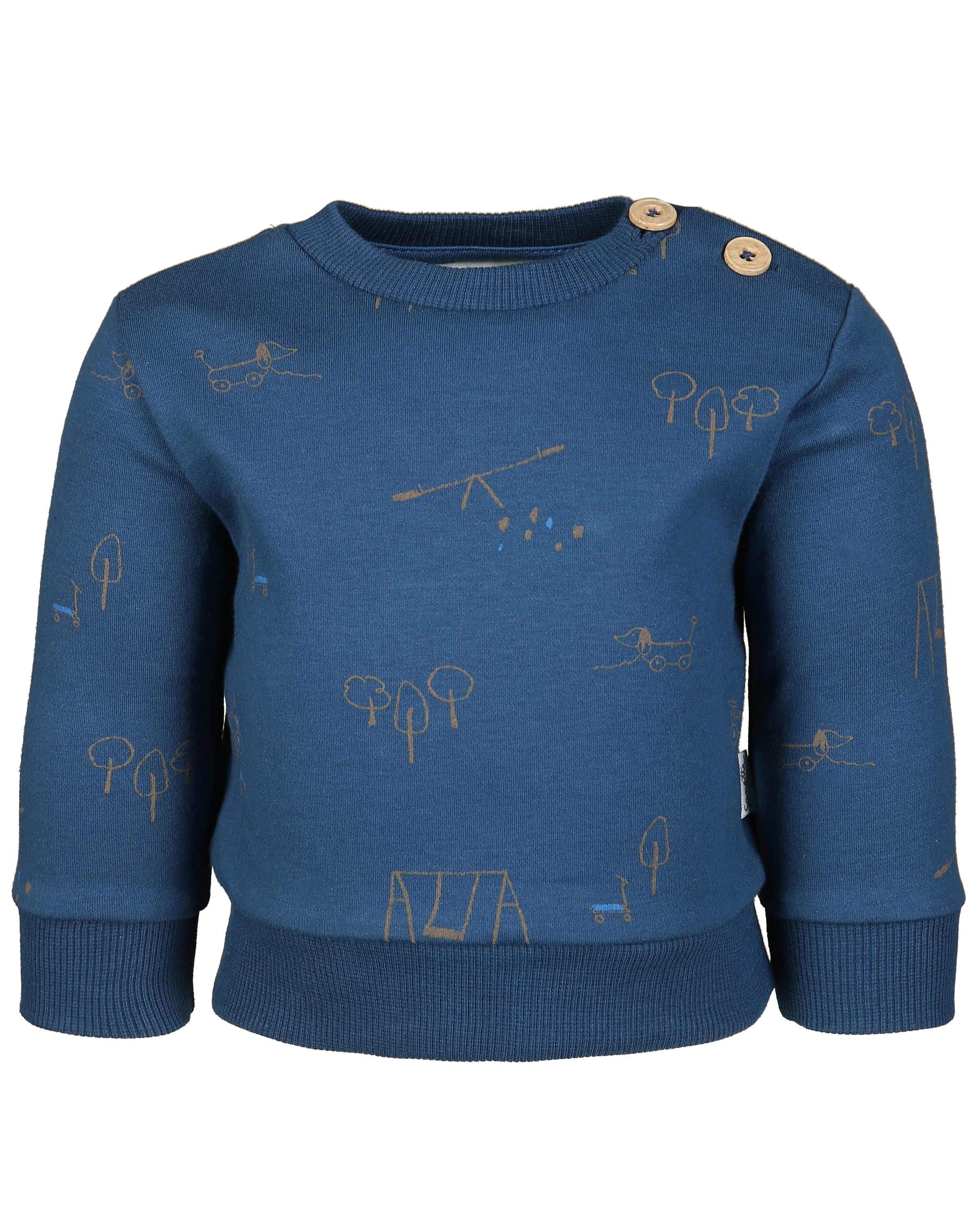 Sweatshirt PLAYTIME in blue storm