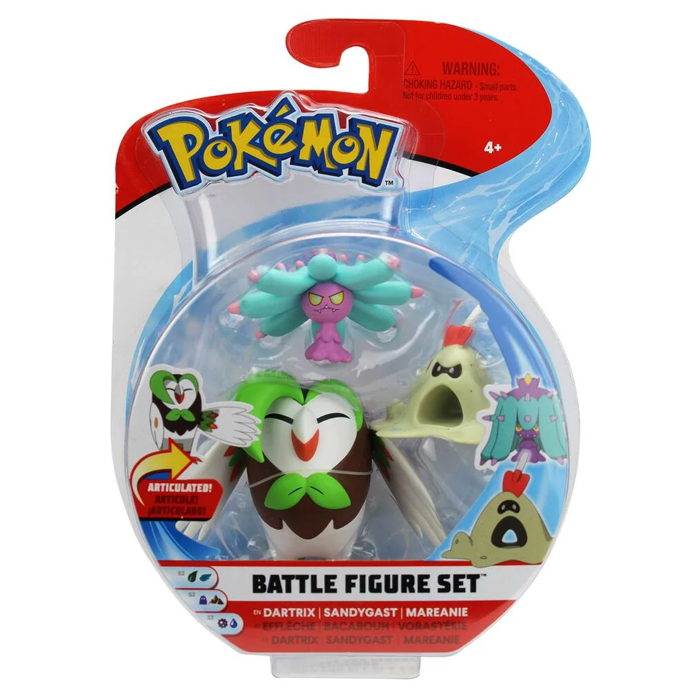 POKEMON - PACK DE 3 FIGURINES