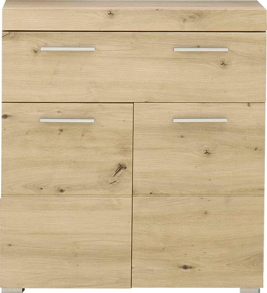 welltime Unterschrank »Avena« Badezimmerschrank mit 1 grossen Schubkasten und 2 Türen - 73/31/79 cm