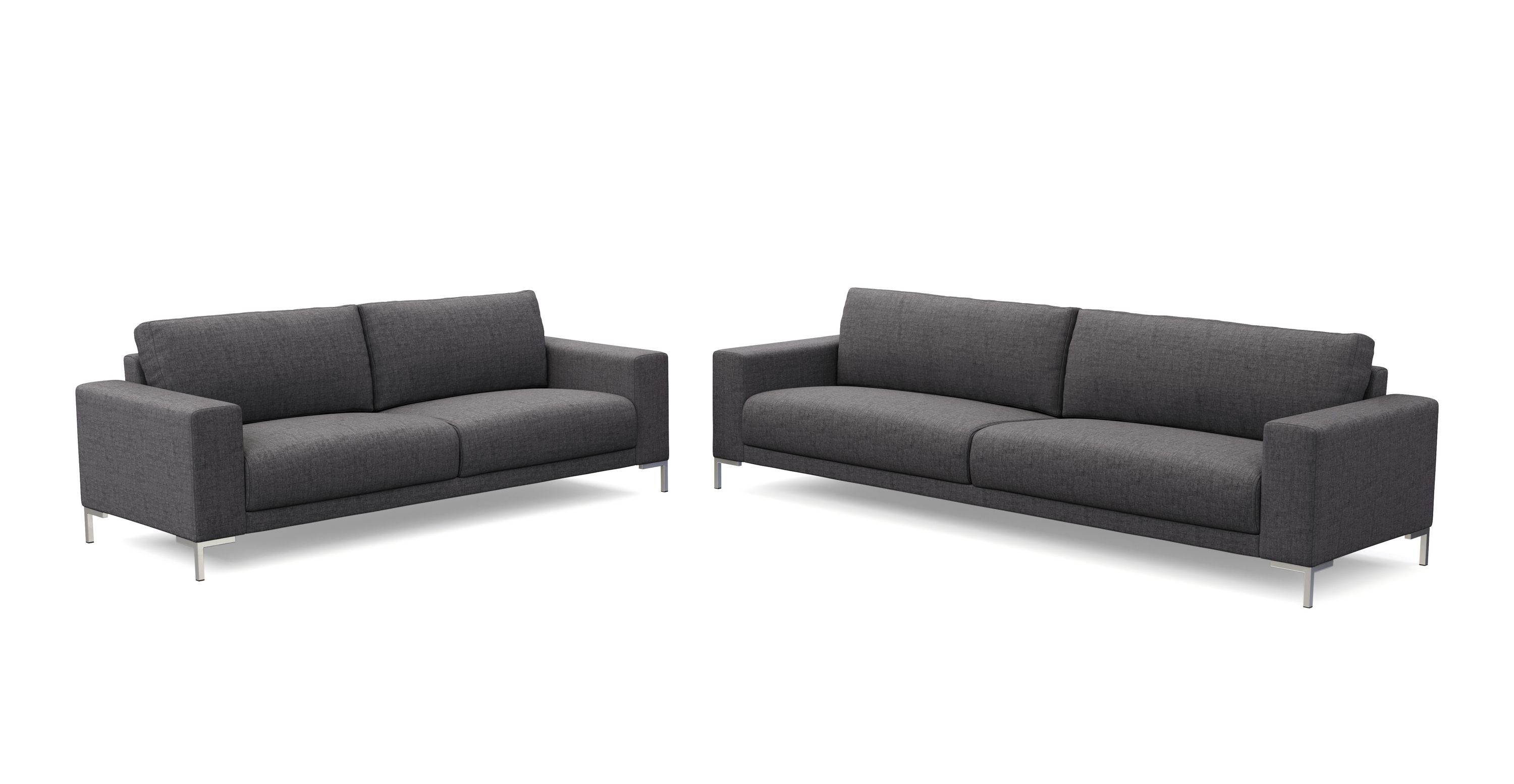 Sofa Set NOREEN anthrazit