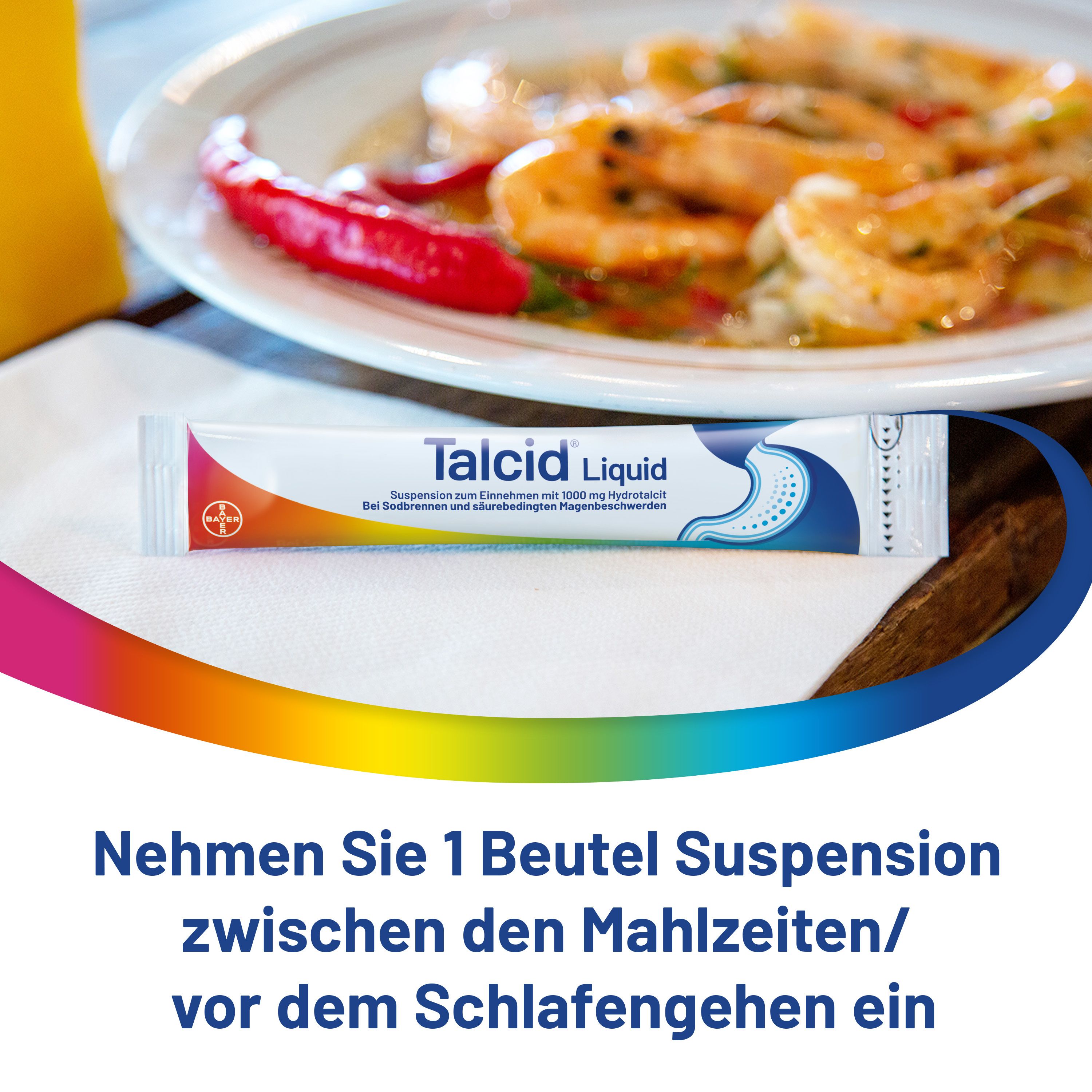 Talcid® Liquid gegen Sodbrennen