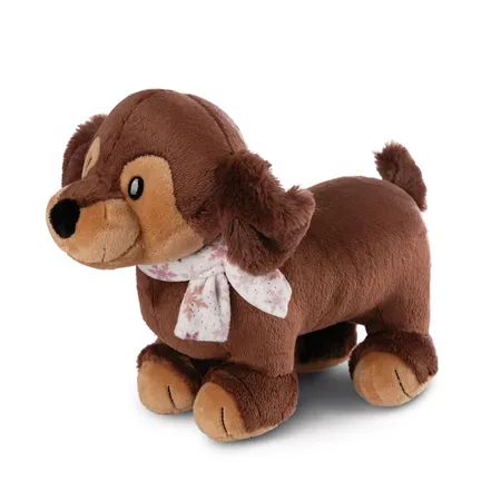 NICI Kuscheltier Dackel Skida mit Schal stehend, 27 cm