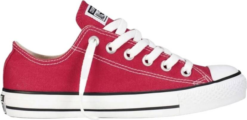 Converse Ctas Ox Schoenen Rood Maat: 42.5 Canvas Foot Locker