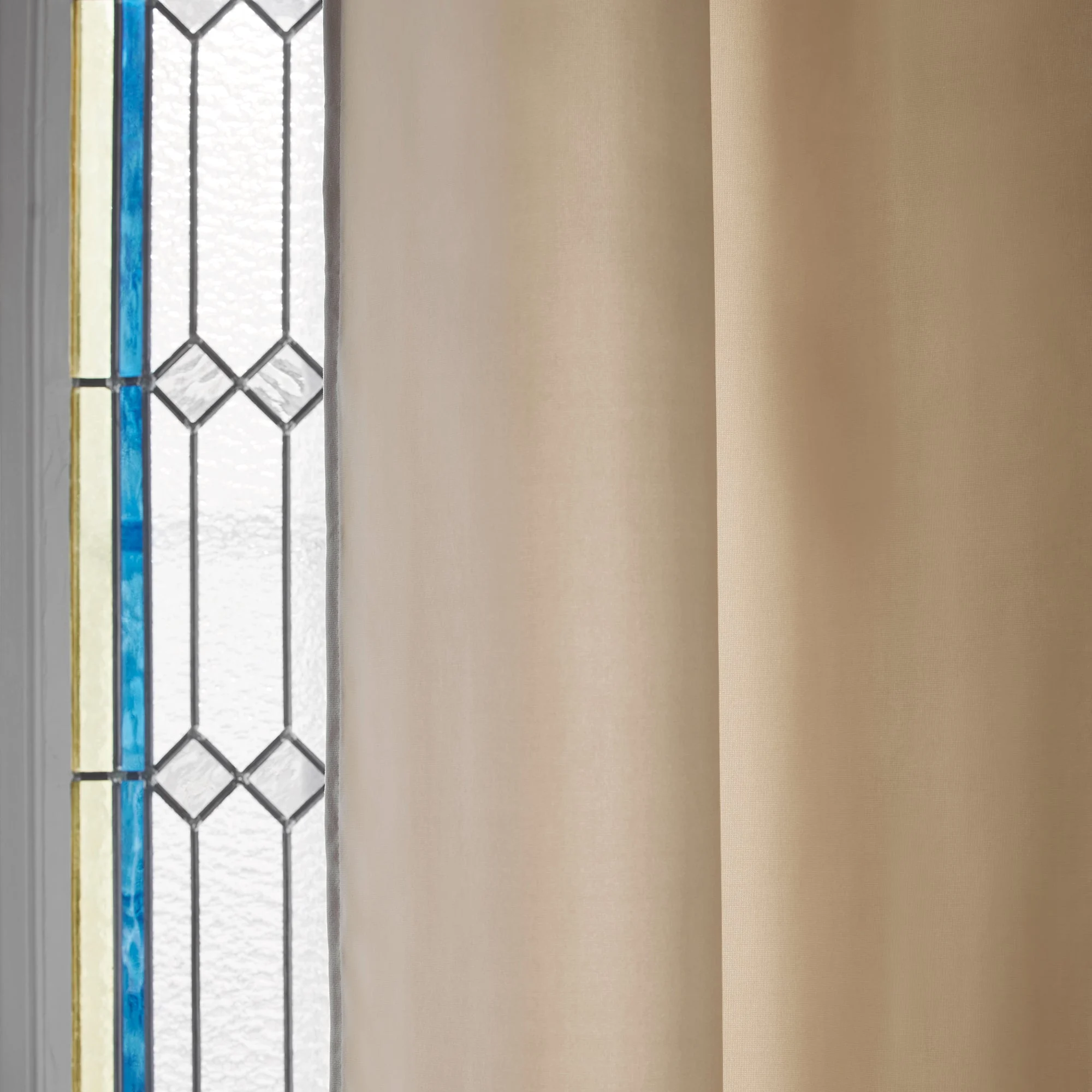 MATIA - Rideau à oeillets dorés | Beige