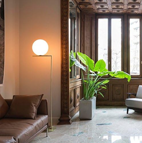 Flos IC F1 Stehlampe in der Farbe Gold, aus Aluminium, Lichtquelle LED inklusive, 8W, 900lm, F3173059
