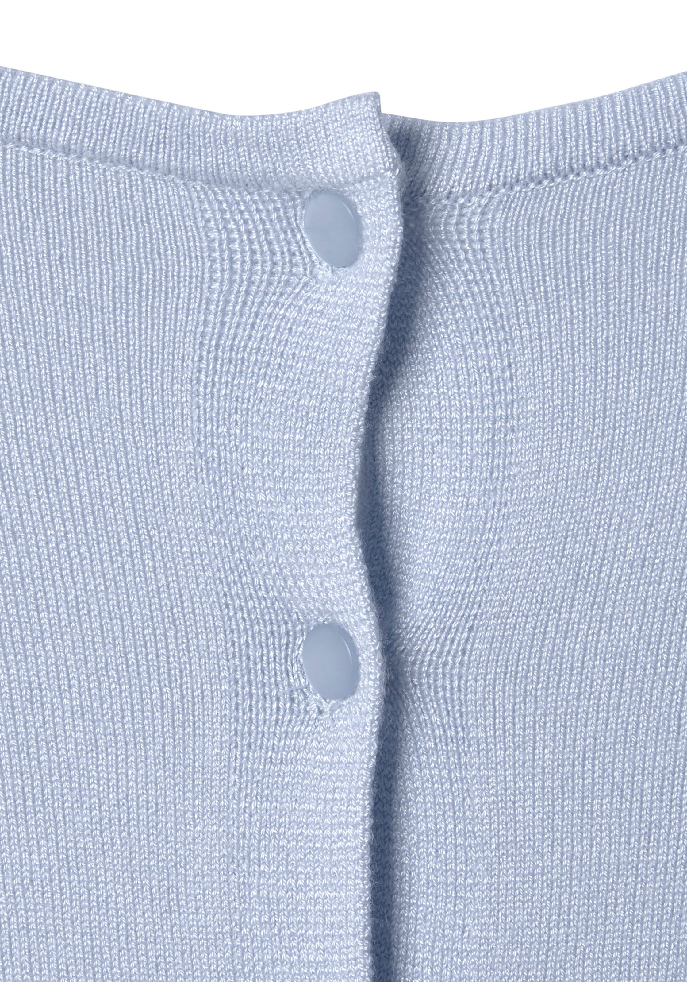 Vivance Kurzarmpullover in hellblau