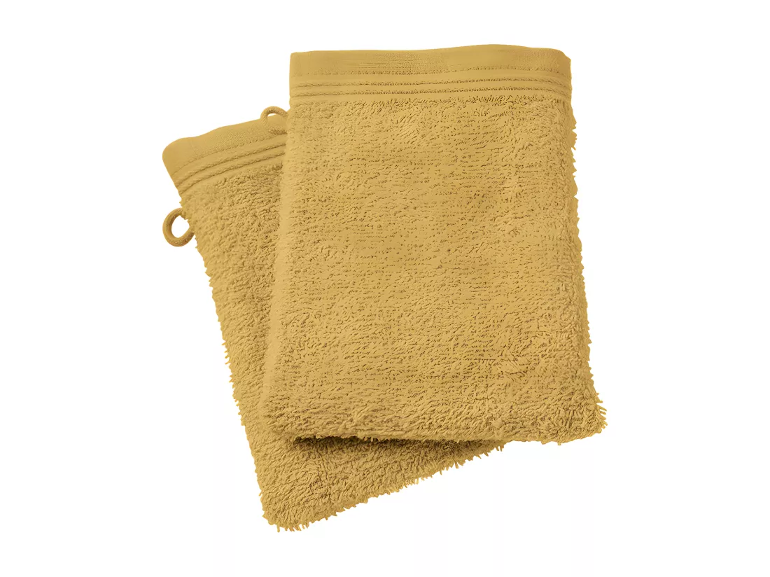 Lot de 2 gants de toilette 