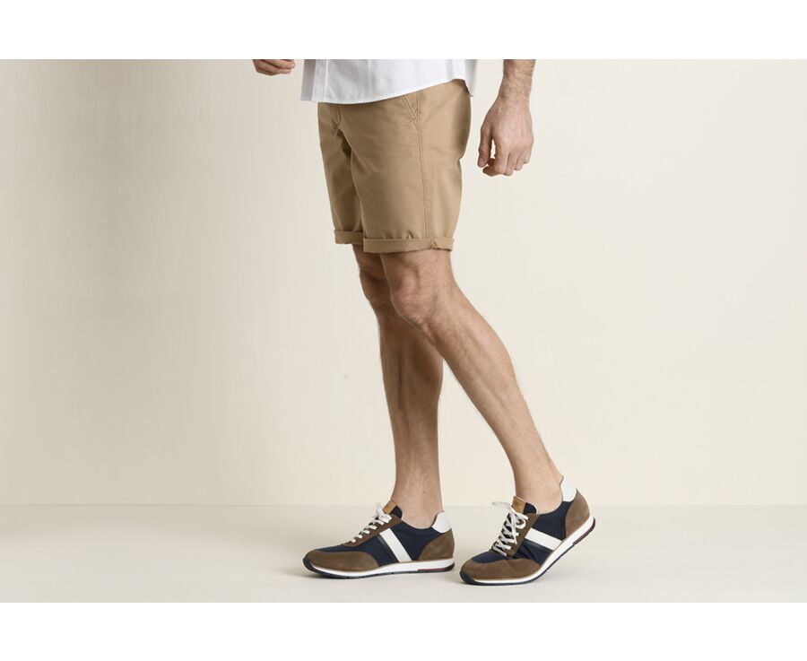 Bermuda chino homme Camel - BARRY