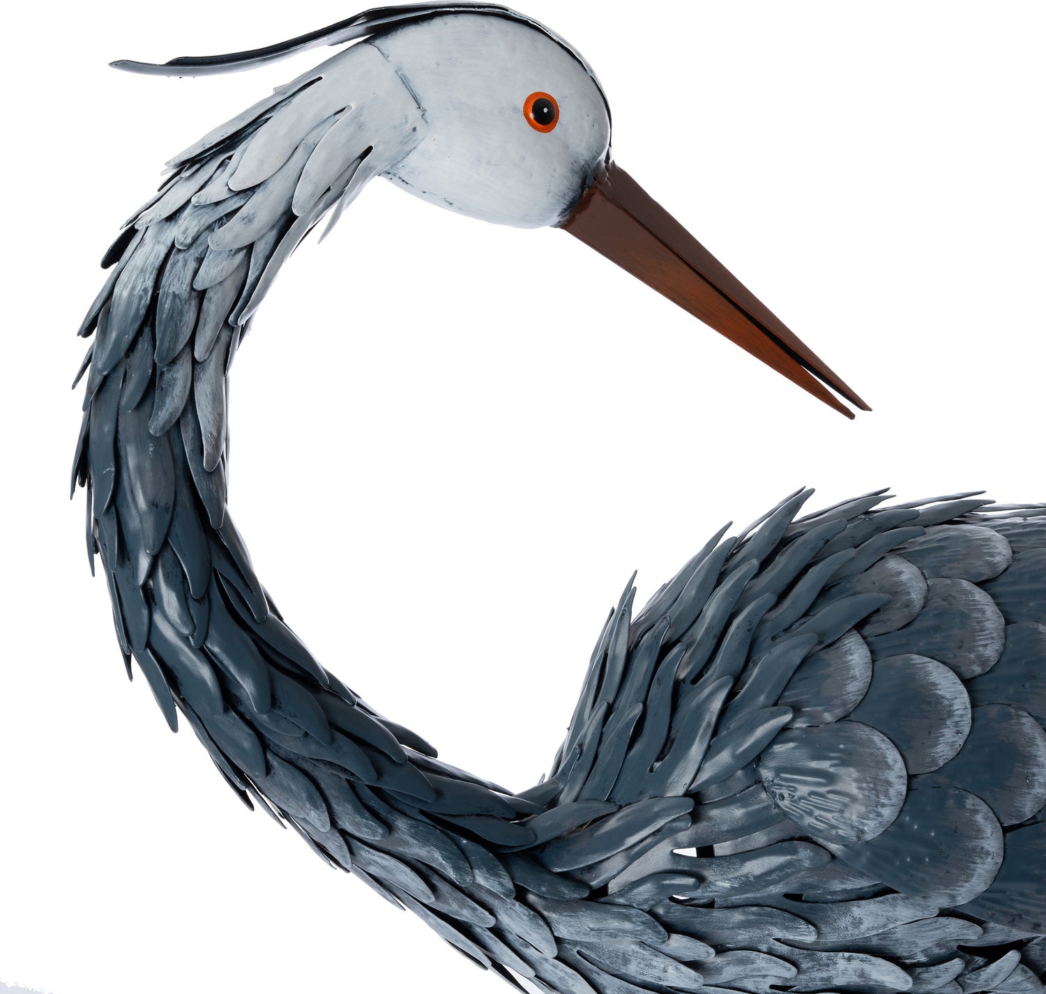 Intratuin tuinbeeld reiger grijs 39 x 20 x 83 cm