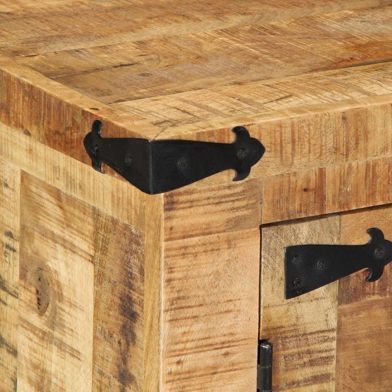 vidaXL - Dressoir - Massief Hout - Ruw Mango