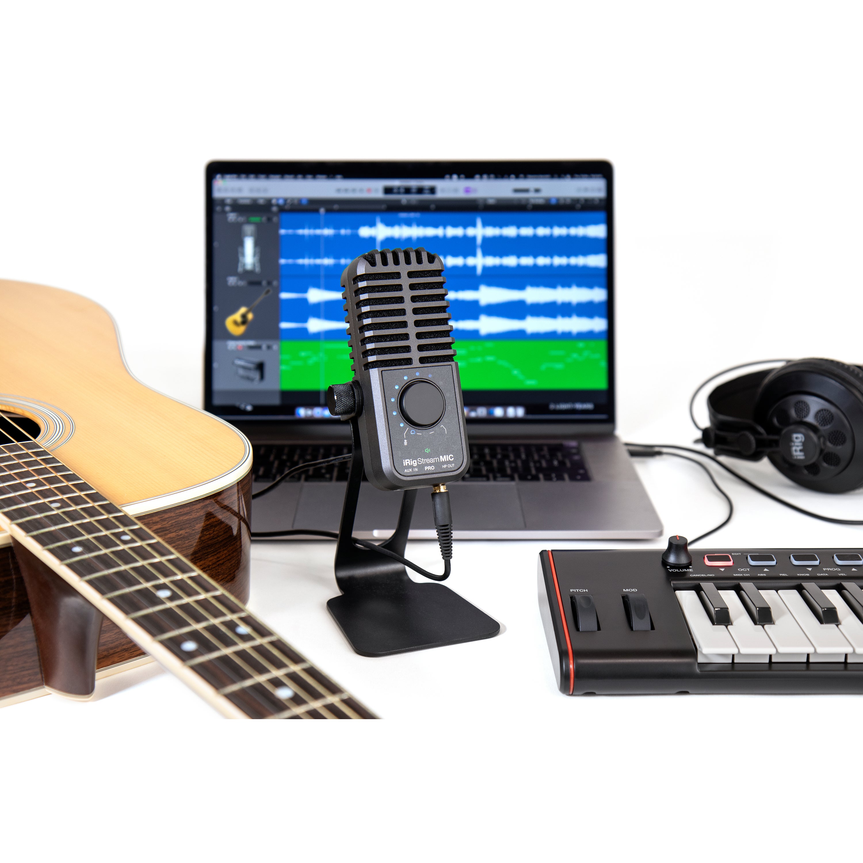 IK Multimedia iRig Stream Mic Pro multi-patroon condensator USB-microfoon