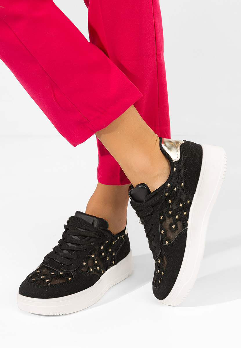 Baskets pour femme noirs Beckie