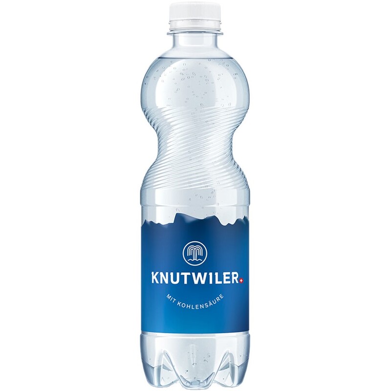 Knutwiler Wasser, mit Kohlensäure, 50 cl, 24 Stück