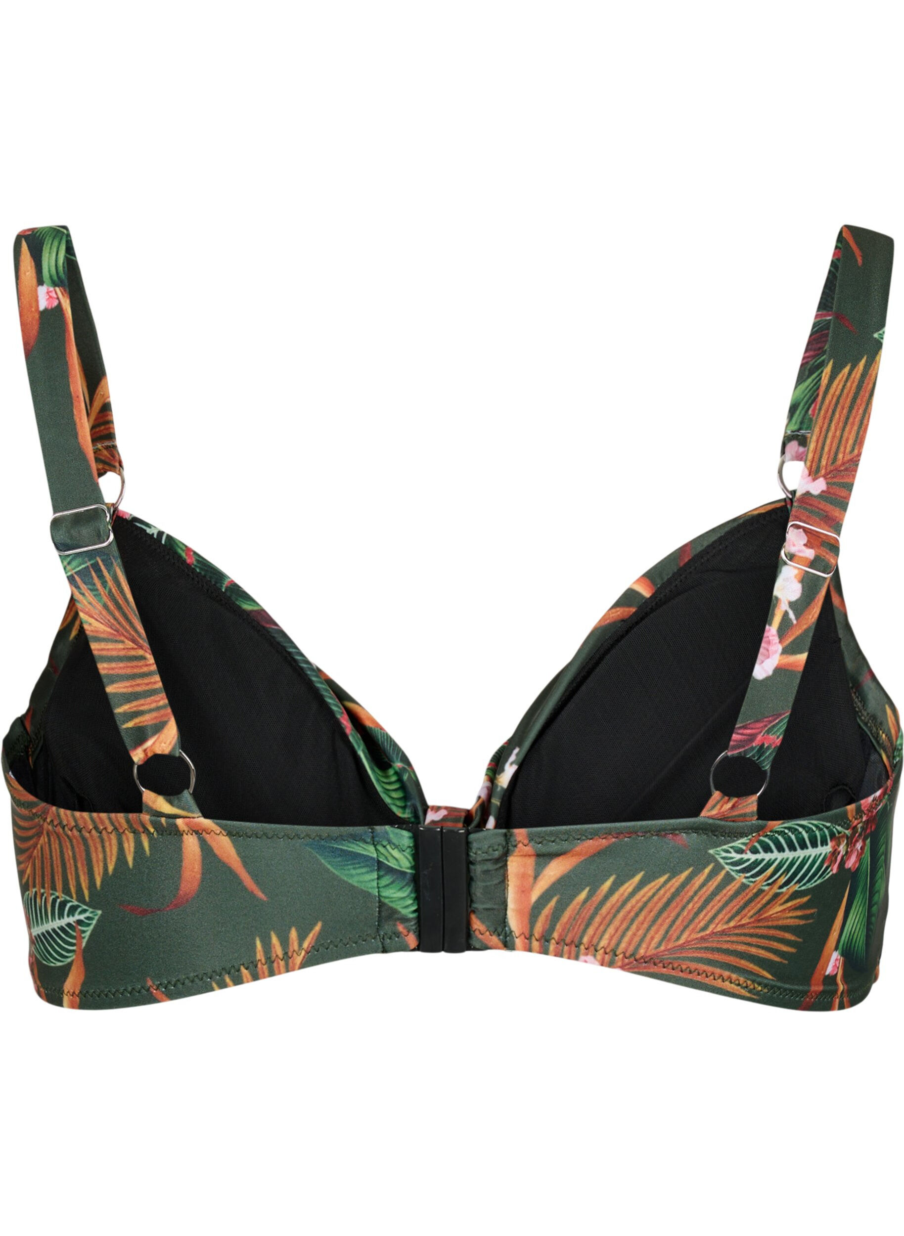 Bikini bh med bøjle og print
